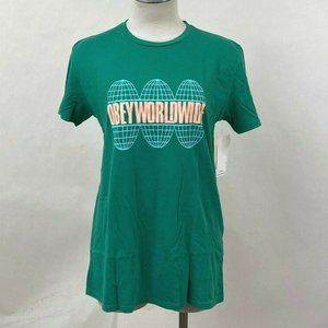 Obey Women's T-Shirt "Obey Global" Avocado NWT